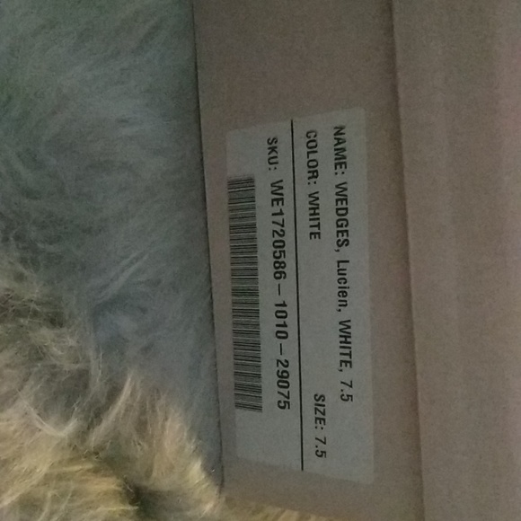 7.5 white platform shoe - Picture 4 of 4